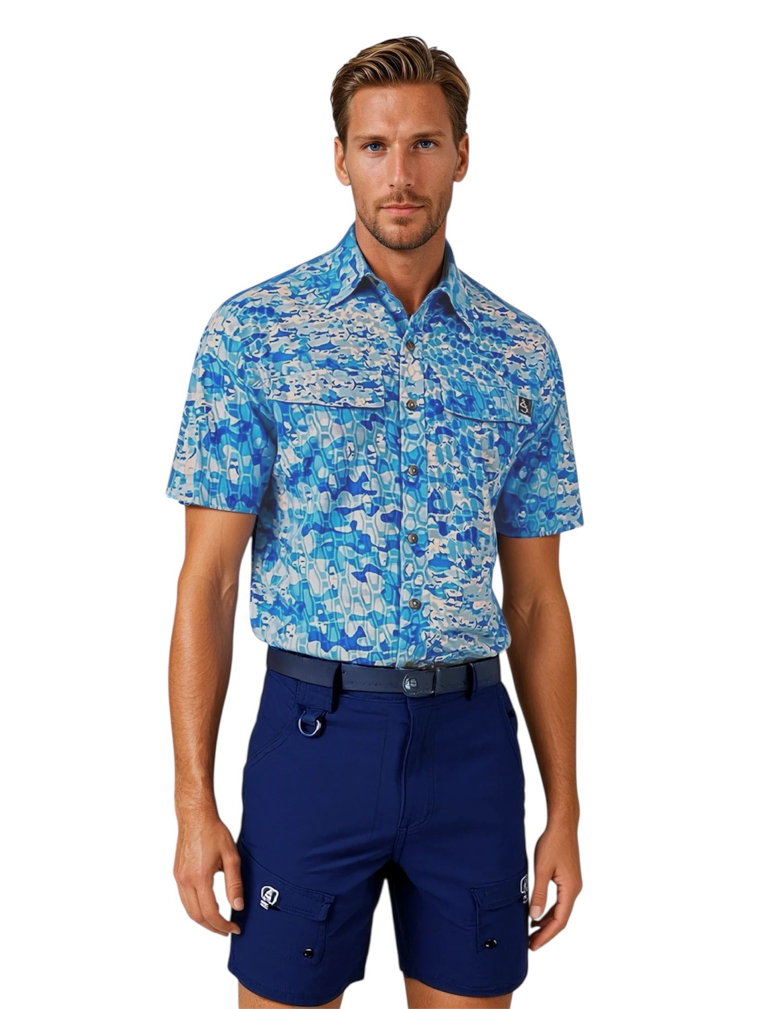 Men's Fishtek UV Vented Fishing Shirt - WonderingCloth