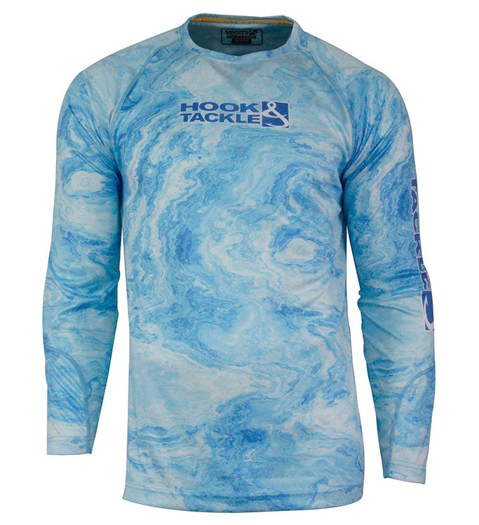 Men's Currents L/S UV Fishing Shirt - WonderingCloth