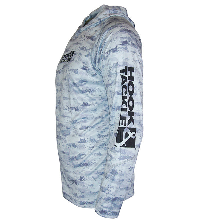 Men's Billfish Camo UV Fishing Hoodie - WonderingCloth