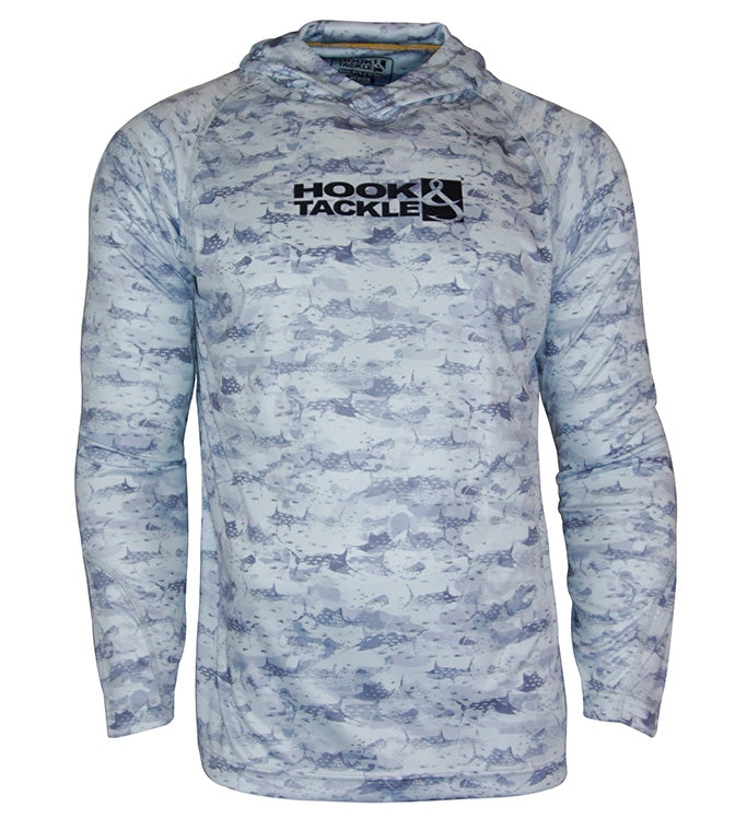 Men's Billfish Camo UV Fishing Hoodie - WonderingCloth