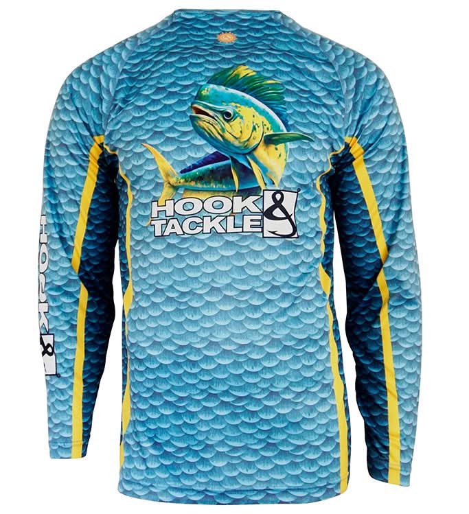 Men's Mahi Scales L/S UV Fishing Shirt - WonderingCloth