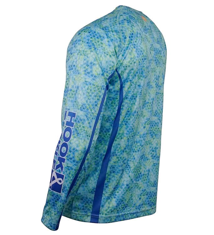 Men's Hexa Dreams L/S UV Fishing Shirt - WonderingCloth