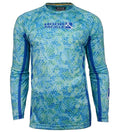 Men's Hexa Dreams L/S UV Fishing Shirt - WonderingCloth