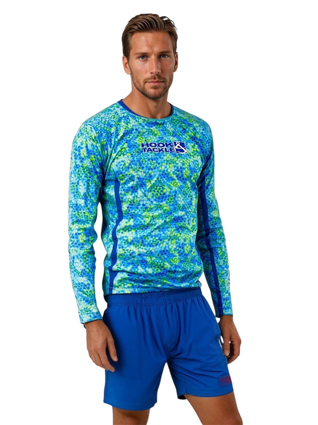 Men's Hexa Dreams L/S UV Fishing Shirt - WonderingCloth