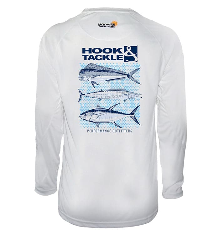 Men's Three's Company L/S UV Fishing Shirt - WonderingCloth