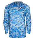 Youth Billfish Texture UV Fishing Shirt (8-20) - WonderingCloth