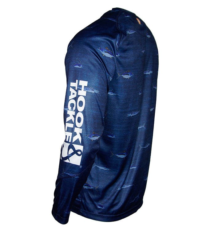 Men's Offshore Fish L/S UV Fishing Shirt - WonderingCloth