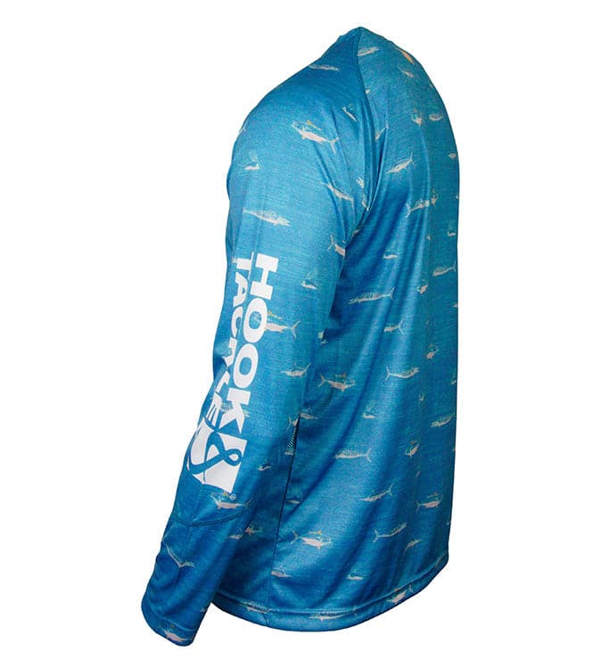 Men's Offshore Fish L/S UV Fishing Shirt - WonderingCloth