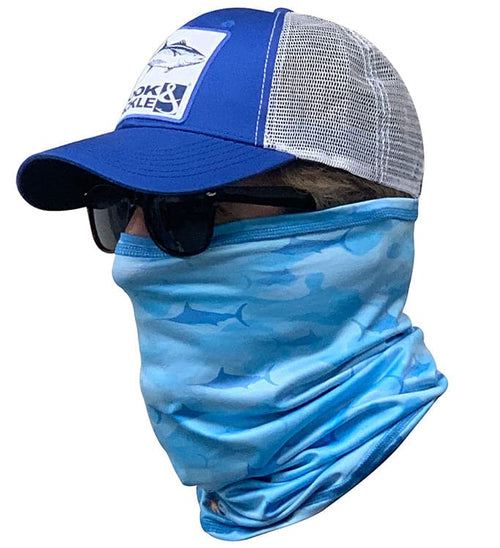 Blue Marlin Camo Gaiter - WonderingCloth