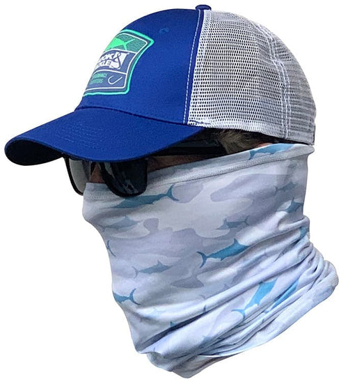 Blue Marlin Camo Gaiter - WonderingCloth