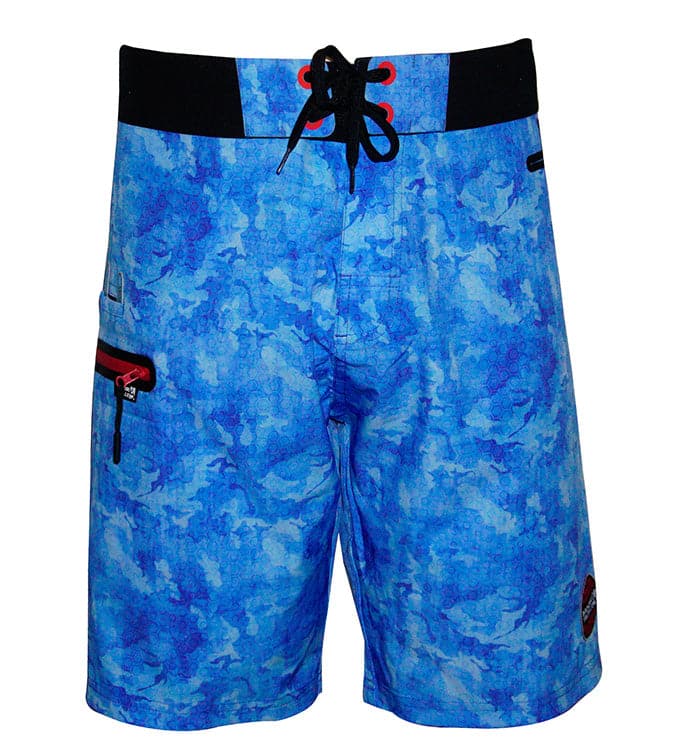 Men's Camo Hex Stretch Fishing Boardshort - WonderingCloth
