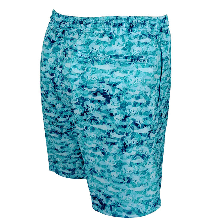 Men's Marlin Mix Fishing Swim Trunk - WonderingCloth