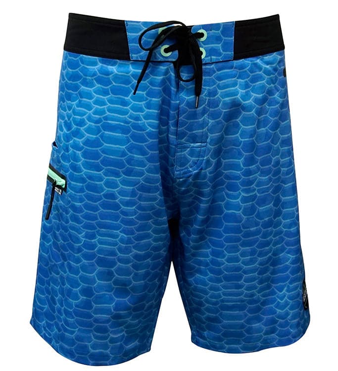 Men's Fish Scales Stretch Fishing Boardshort - WonderingCloth
