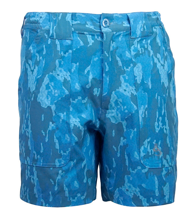 Men's Geo Camo Beer Can Lightweight Stretch Short - WonderingCloth