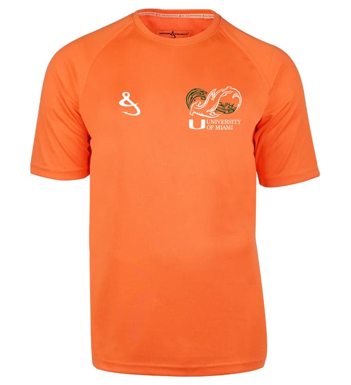 Men's Univ. of Miami Seamount S/S Shirt - WonderingCloth