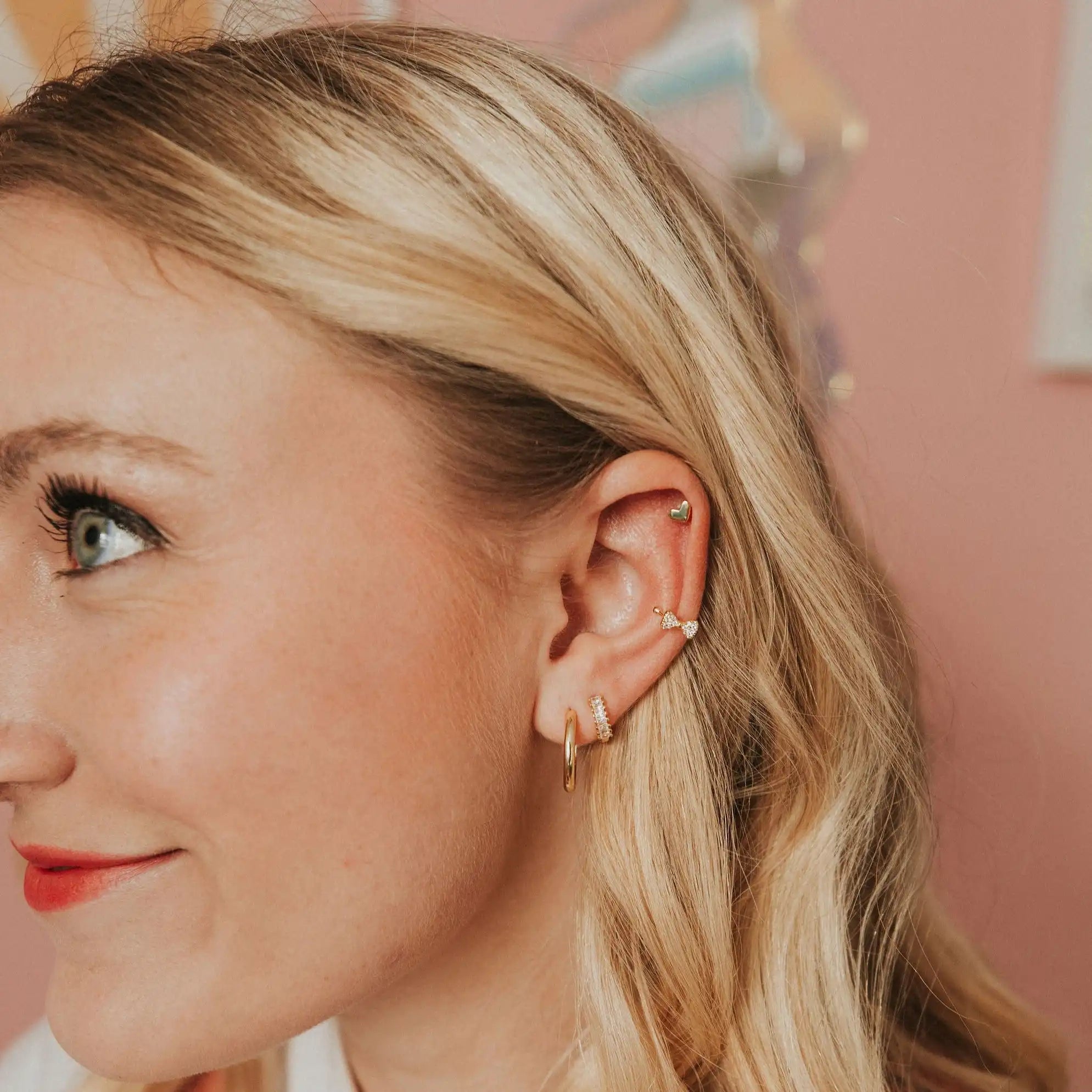 Mini Bow Ear Cuff - WonderingCloth