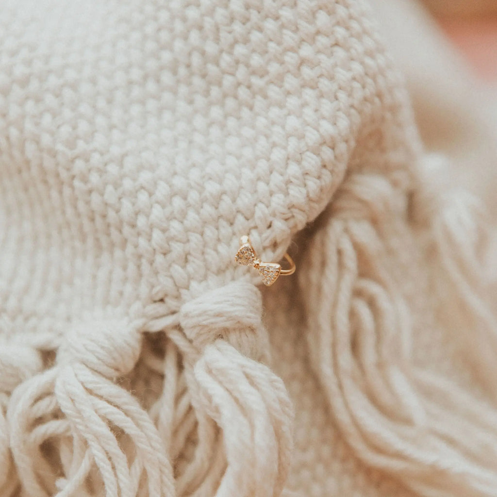 Mini Bow Ear Cuff - WonderingCloth