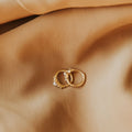 Alexandria Diamond and Pearl Hoops - WonderingCloth