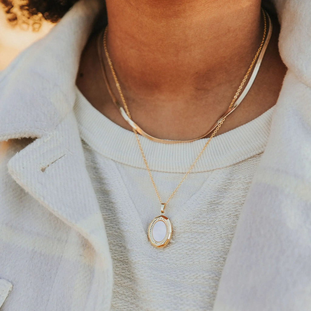 Isabelle Locket Necklace - WonderingCloth