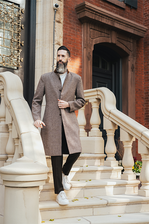 The Kaél Men’s Brown Jacket - WonderingCloth