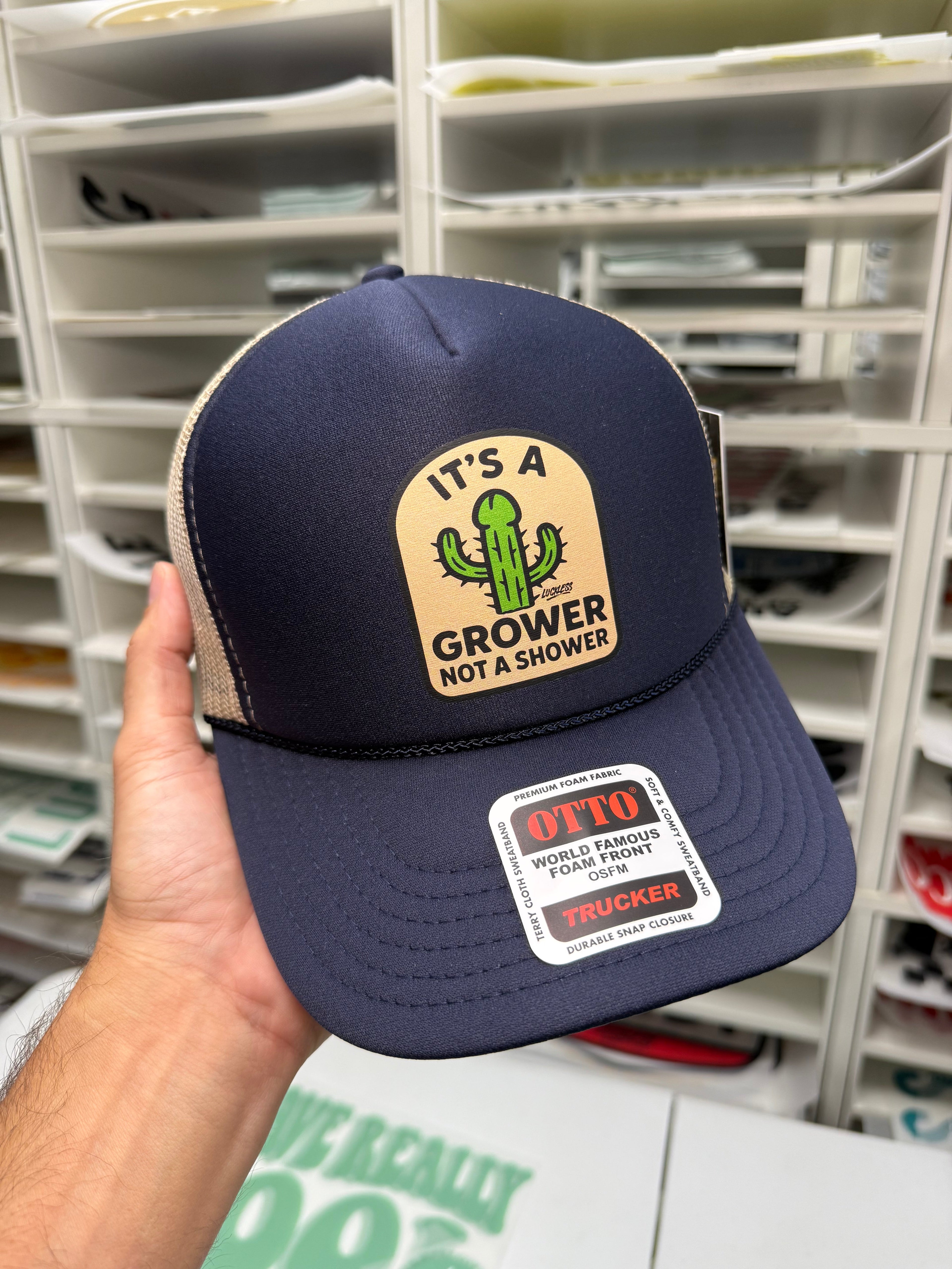 Its a Grower Trucker Hat