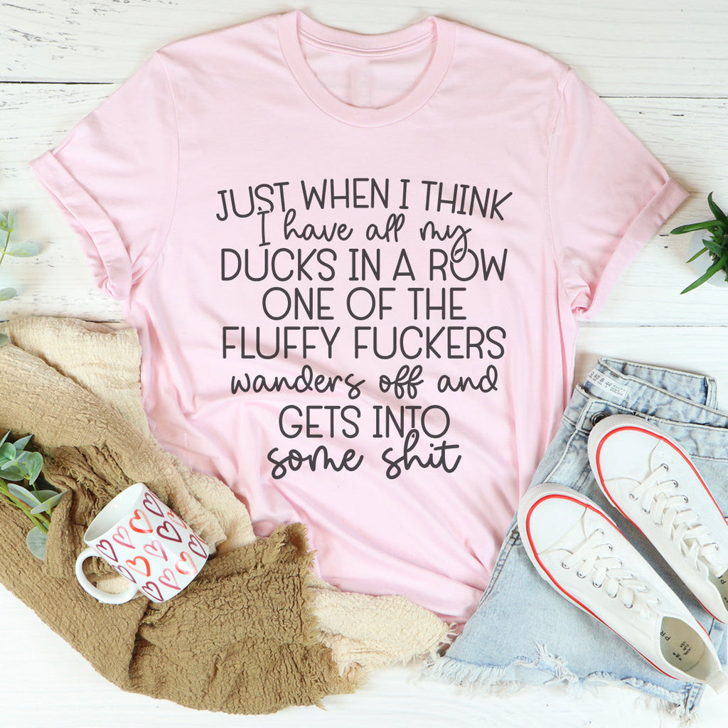 Ducks In A Row Tee