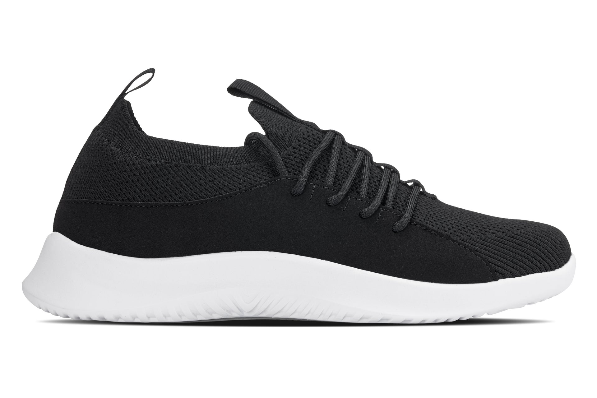 CALTO - Q132 - 2.4 Inches Taller (Black/White Sole) - Ultra Lightweight Sneakers - WonderingCloth