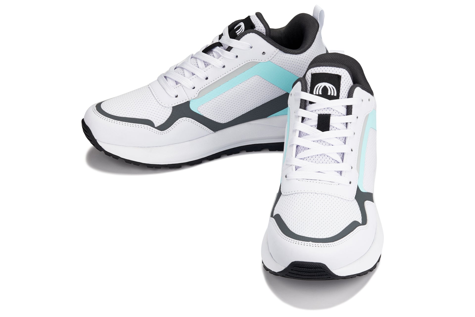CALTO - Q151  - 2.4 Inches Taller (White/Grey) - WonderingCloth
