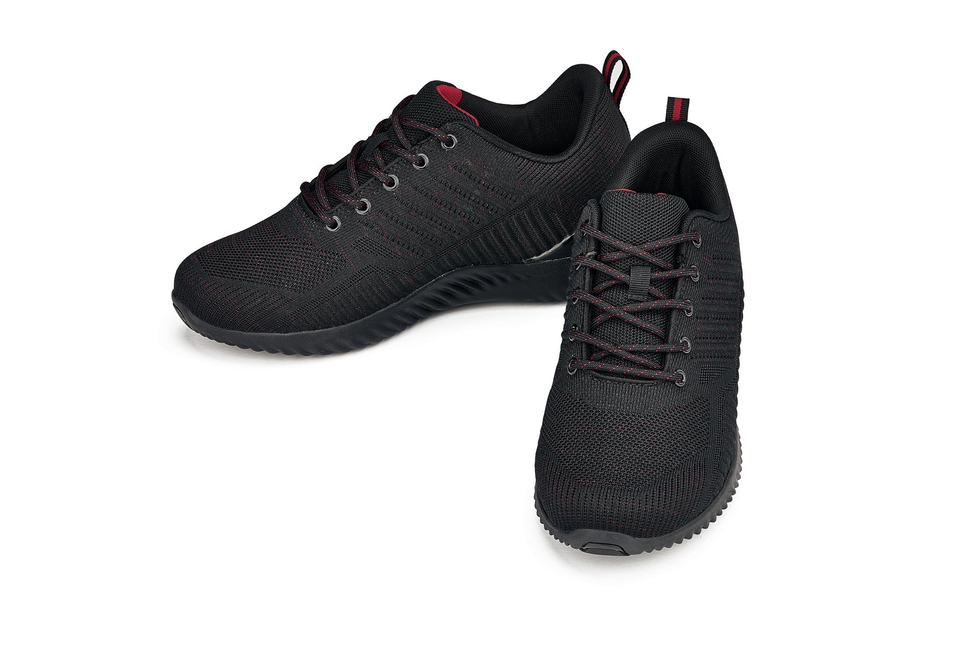 CALTO - Q211 - 2.6 Inches Taller (Black/Red) - Ultra Lightweight - WonderingCloth