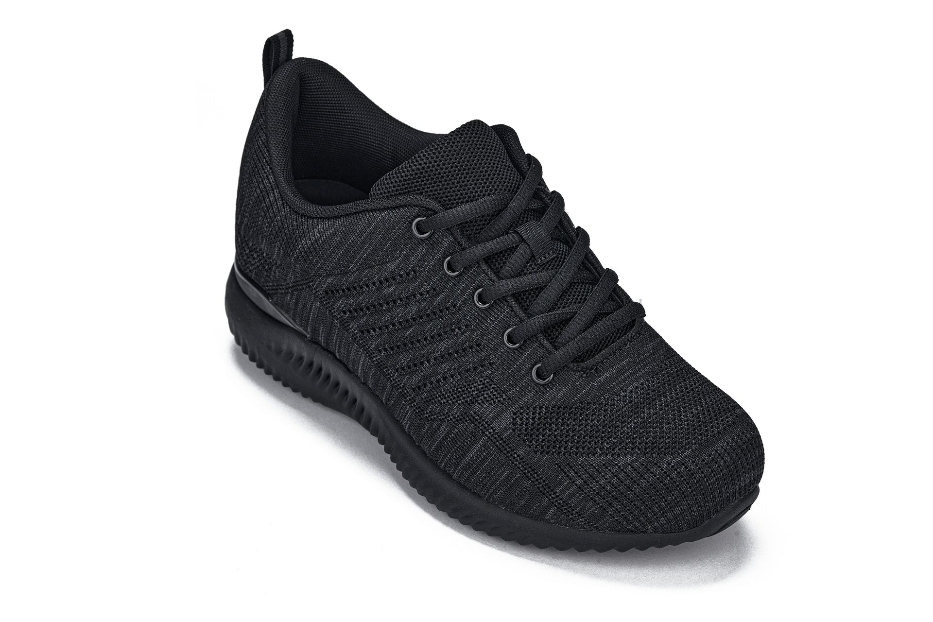 CALTO - Q213 - 2.6 Inches Taller (Black/Charcoal Grey) - Ultra Lightweight - WonderingCloth