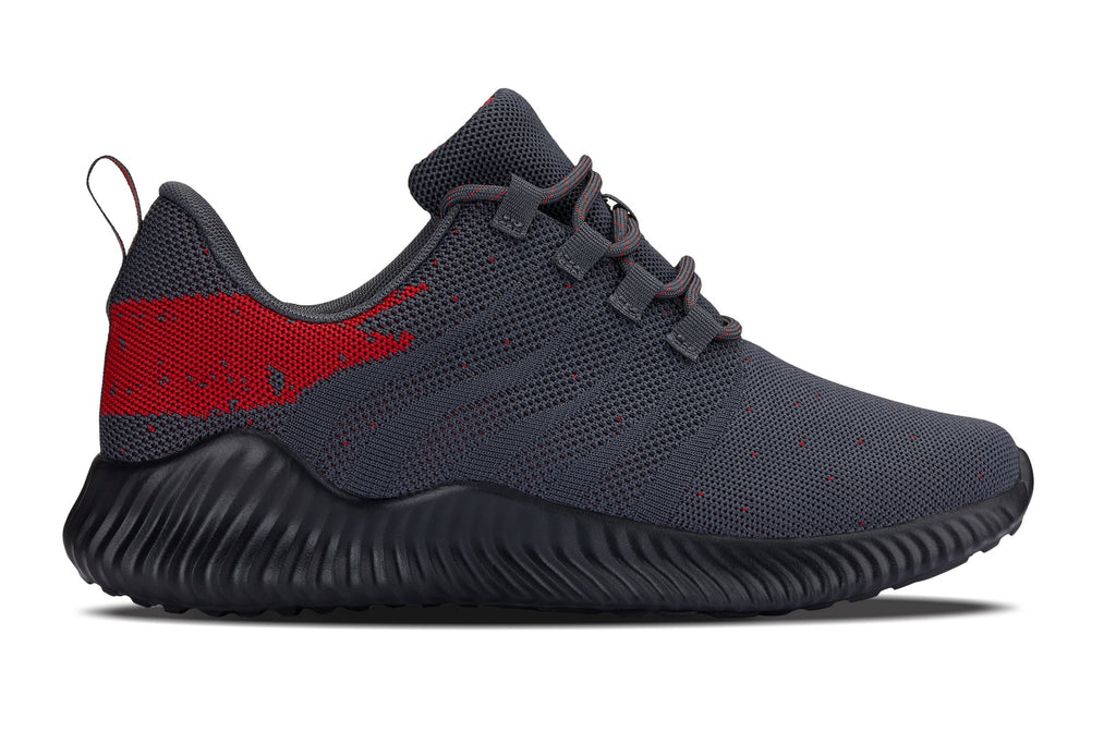 CALTO - Q218 - 2.8 Inches Taller (Grey/Red) - Ultra Lightweight - WonderingCloth