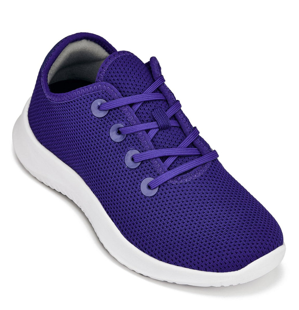 CALTO - Q404 - 2.4 Inches Taller (Cobalt) - Ultra Lightweight Knitted Sneakers - WonderingCloth