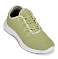 CALTO - Q405 - 2.4 Inches Taller (Pale Lime) - Ultra Lightweight Knitted Sneakers - WonderingCloth