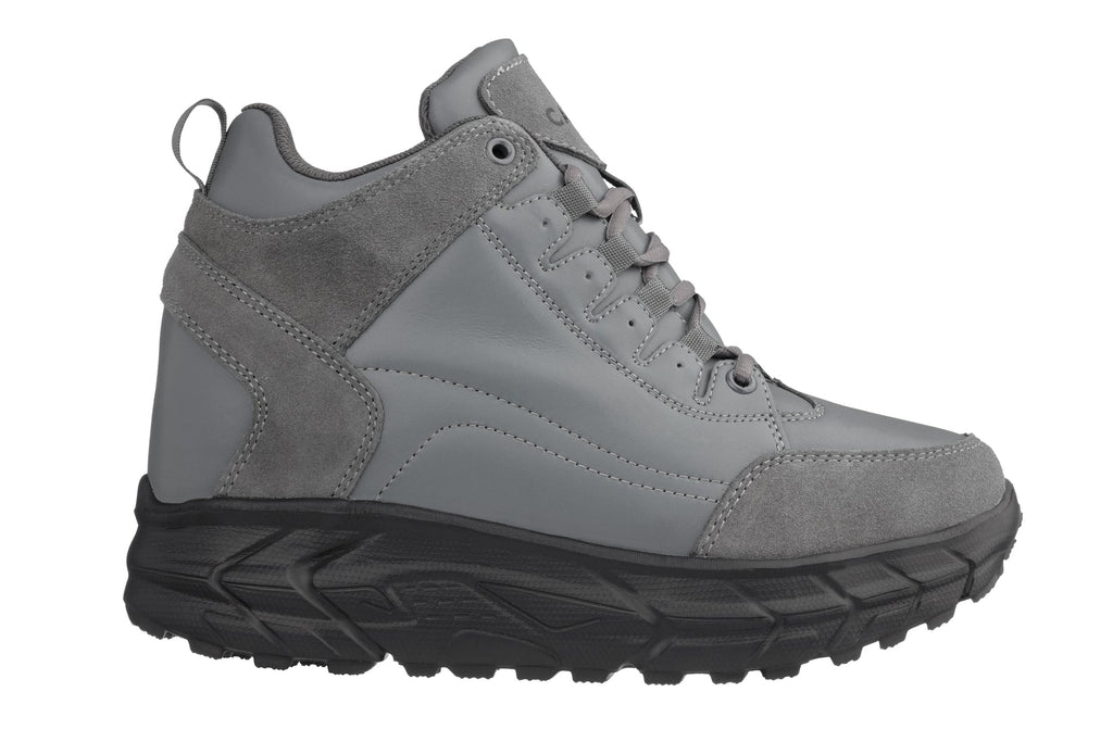 CALTO - S22799 - 4 Inches Taller (Grey) - Hiking Style Boots - WonderingCloth