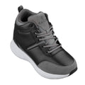 CALTO - S22817 - 3.6 Inches Taller (Black/Grey) - High - Top Sneakers - WonderingCloth
