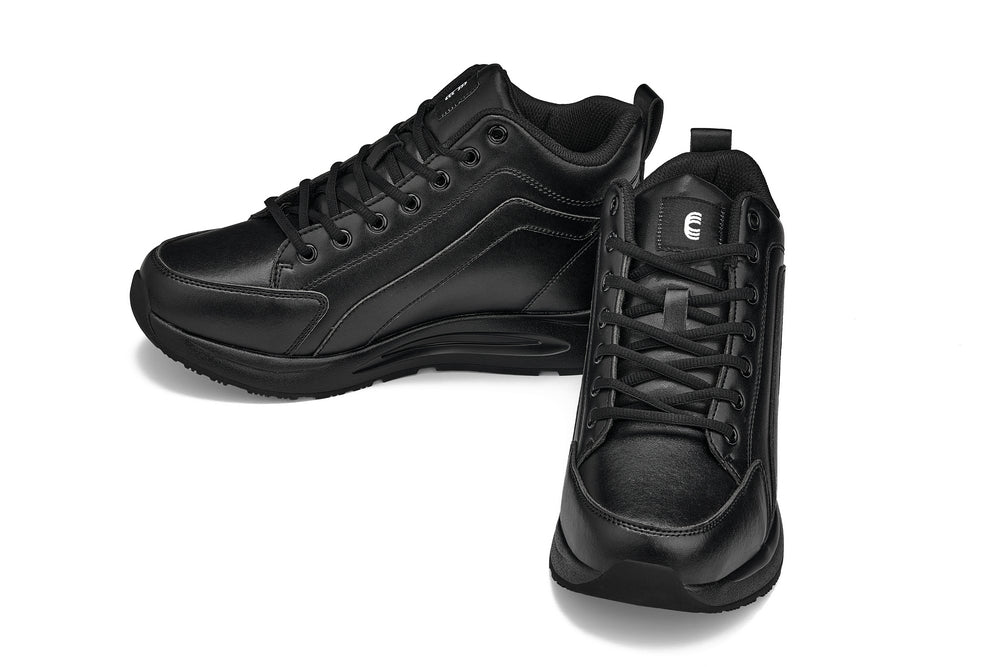 CALTO - S23304 - 3.2 Inches Taller (Black) - Sneakers - WonderingCloth