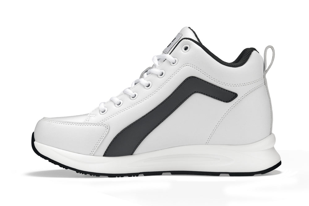 CALTO - S23305 - 3.2 Inches Taller (White) - Sneakers - WonderingCloth