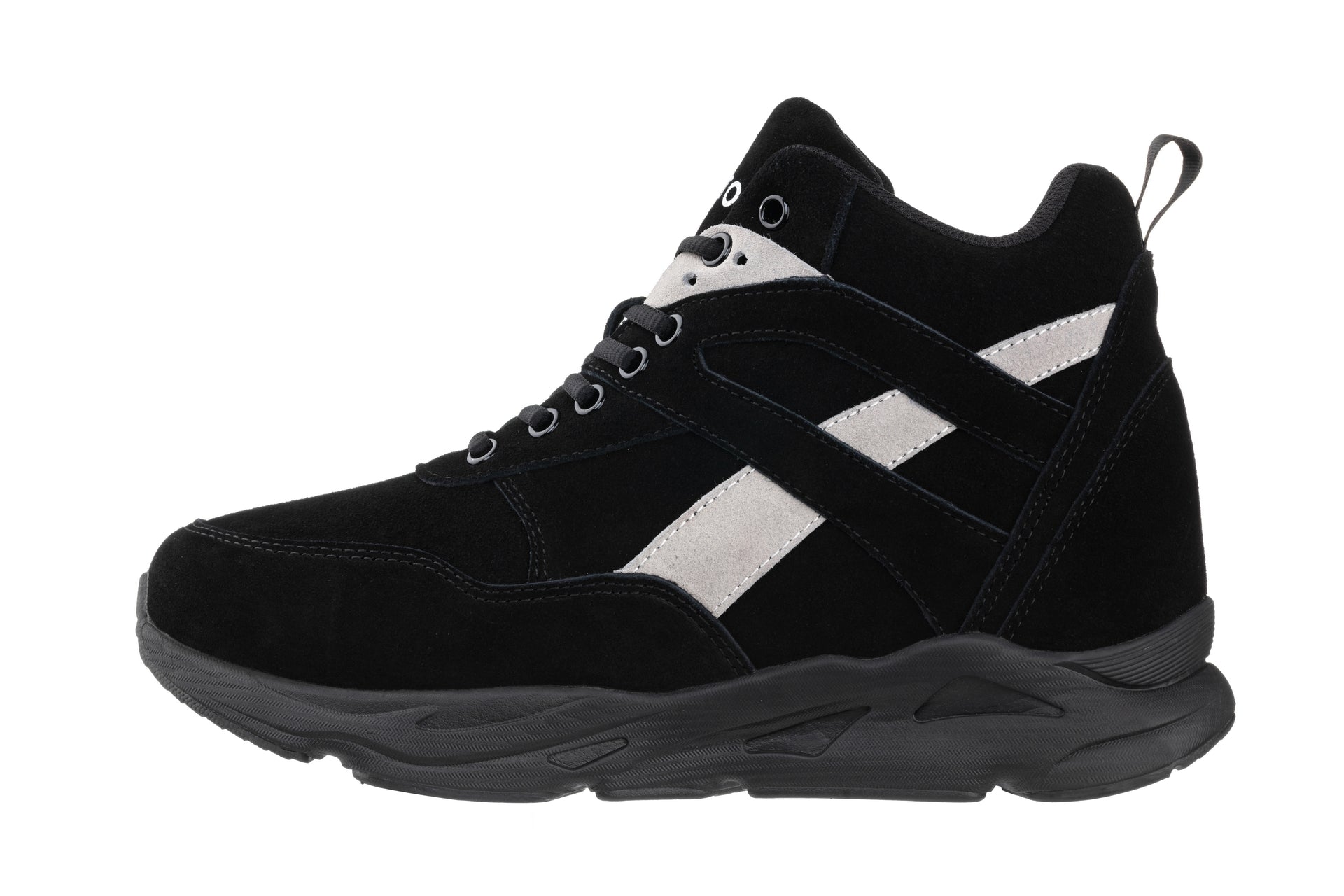 CALTO - S33594 - 4 Inches Taller (Black/Grey) - Sneakers - WonderingCloth