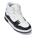 CALTO - S4752 - 3 Inches Taller (White/Black) - High Top Sneakers - WonderingCloth