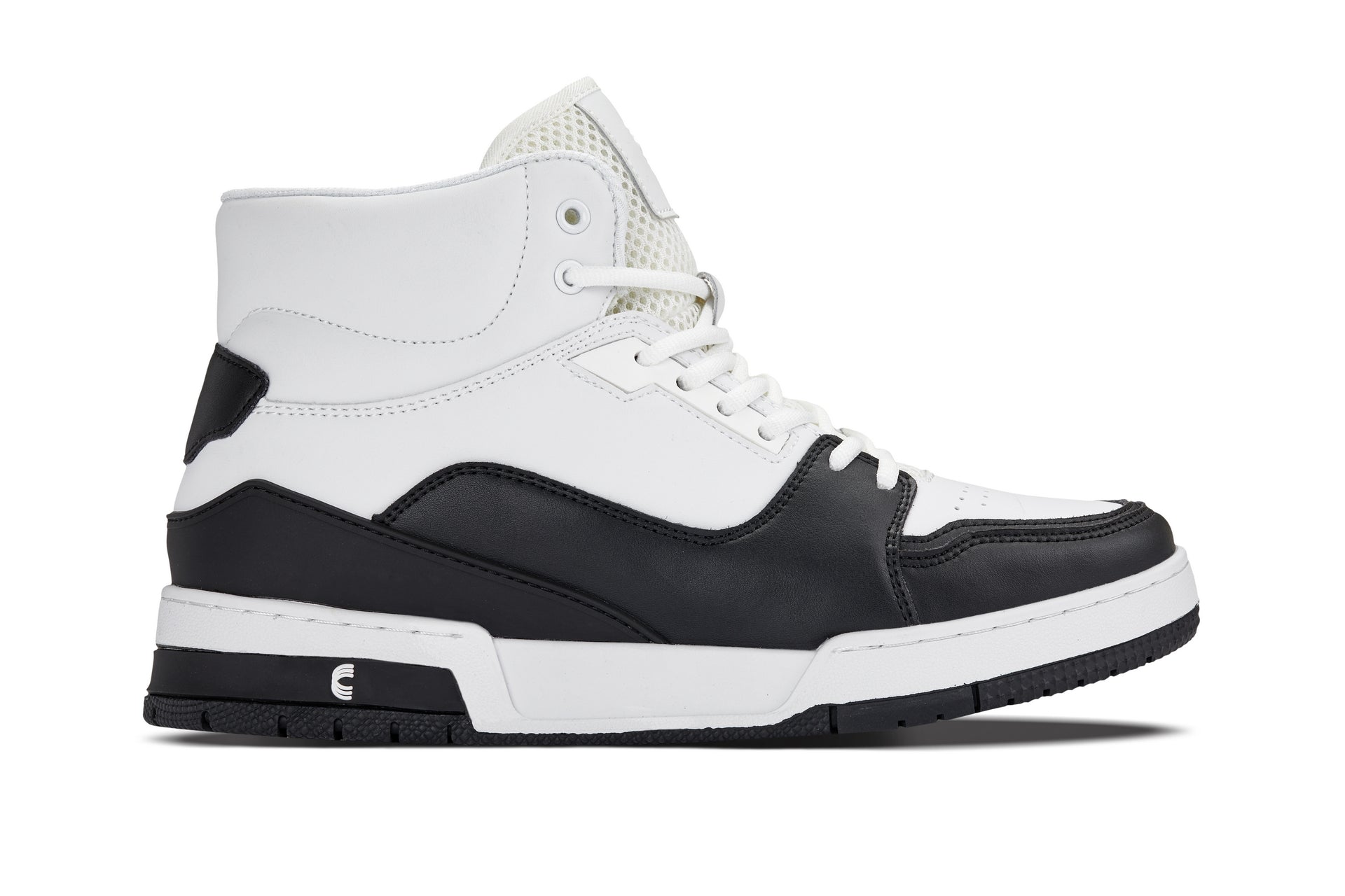 CALTO - S4752 - 3 Inches Taller (White/Black) - High Top Sneakers - WonderingCloth