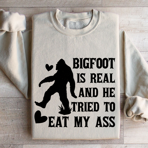 Bigfoot Is Real Sweatshirt - WonderingCloth