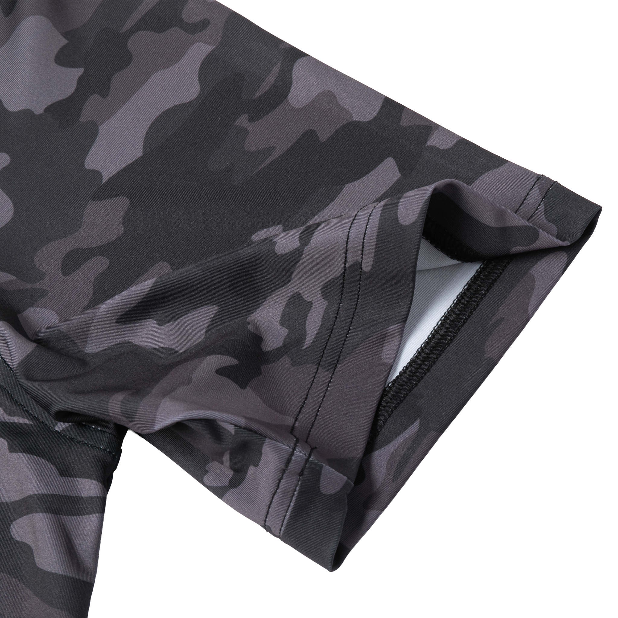 Black Camo Men's Polo - WonderingCloth