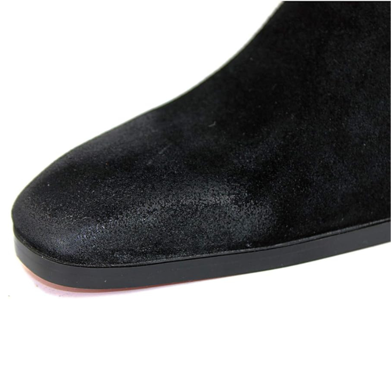 Dress Boot for Men Suede Leather Chelsea Boots Casual Heel Shoes OS-JY002-US - WonderingCloth