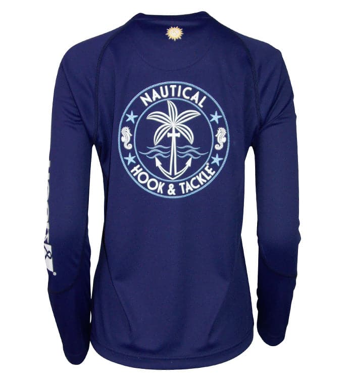 Women's Nautical L/S UV Fishing Shirt - WonderingCloth
