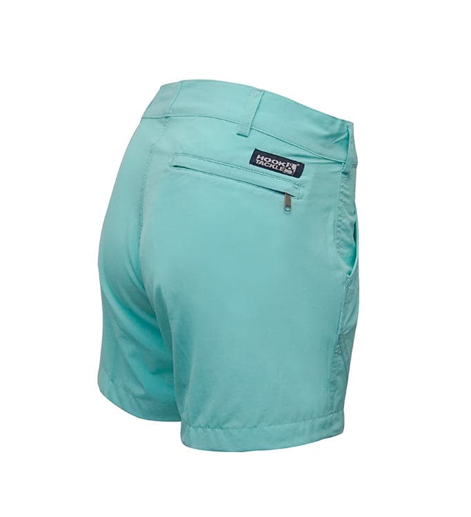 Women's Coastland 4-Way Stretch Short - Turquesa - WonderingCloth