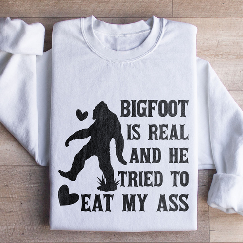 Bigfoot Is Real Sweatshirt - WonderingCloth