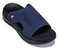 CALTO - X1659 - 2 Inches Taller (Black/Knitted Navy) - WonderingCloth