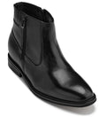 CALTO - Y70621 - 2.8 Inches Taller (Black) - Lightweight Zipper Boots - WonderingCloth