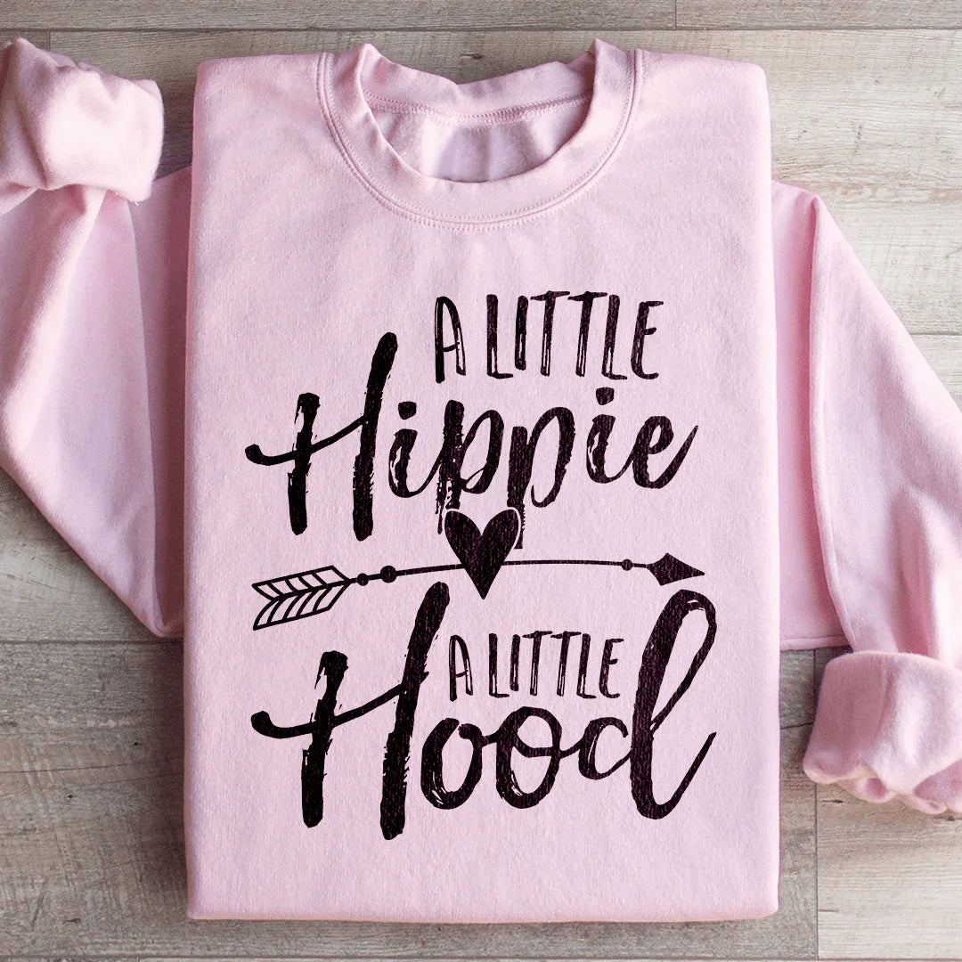 A Little Hippie A Little Hood Sweatshirt - WonderingCloth