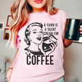 A Yawn Is A Silent Scream For Coffee Tee - WonderingCloth
